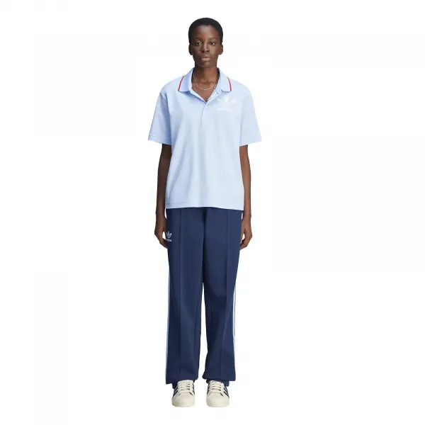 adidas x Wales Bonner Short Sleeve Polo Shirt "Glow Blue" (JJ2943)