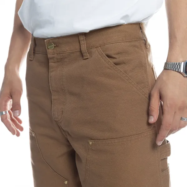 Carhartt WIP Double Knee Pant Rinsed "Hamilton Brown" (I031501-HZ02)