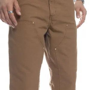 Carhartt WIP Double Knee Pant Rinsed "Hamilton Brown" (I031501-HZ02)