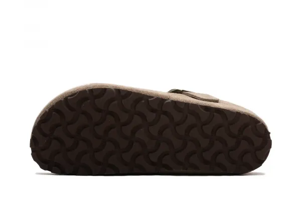 Birkenstock London Shearling Suede Leather W "Taupe" (1028470)