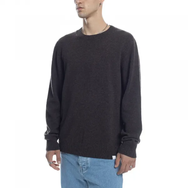 Norse Projects Norse Standard Merino Lambswool Sweater "Heathland Brown" (N45-0620-2040)