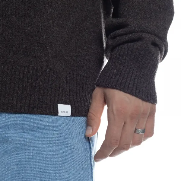 Norse Projects Norse Standard Merino Lambswool Sweater "Heathland Brown" (N45-0620-2040)