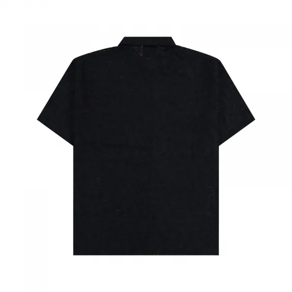 Pleasures Lacy Button Down Shirt "Black" (P24F050-BLACK)