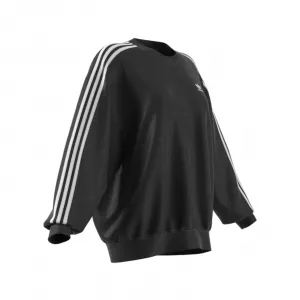 adidas 3-Stripes Oversized Crewneck W "Black" (IU2423)