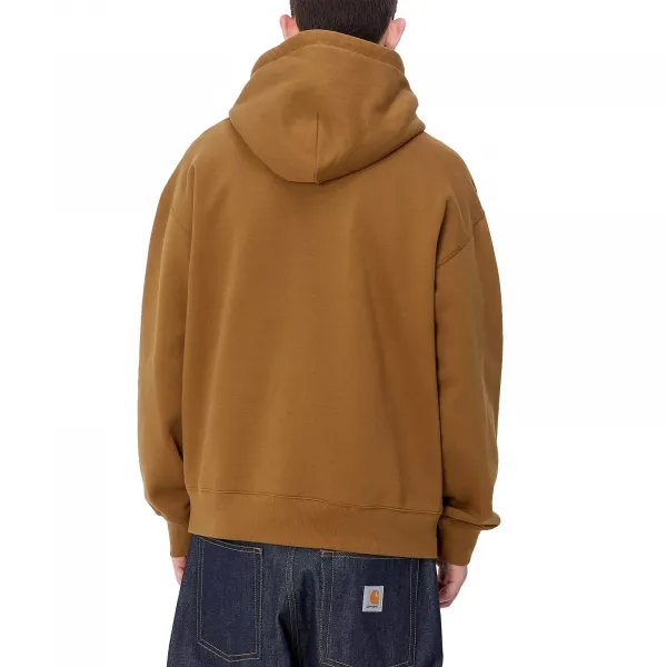 Carhartt WIP Hooded Brown Ducks Sweat "Hamilton Brown" (I033930-HZXX)