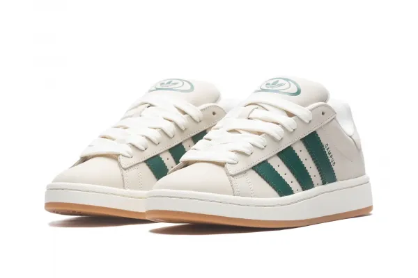 adidas Campus 00s "Cream White Collegiate Green" (JS3446)