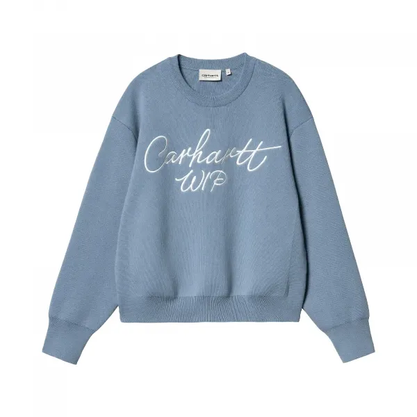 Carhartt WIP Signature Sweater W "Dusty Ice Wax" (I034034-2KEXX)
