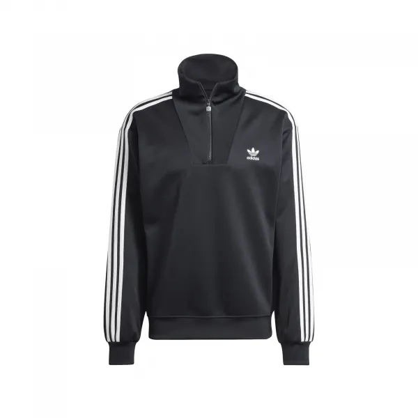 adidas Adicolor Funnel Neck Track Top "Black White" (IZ4803)