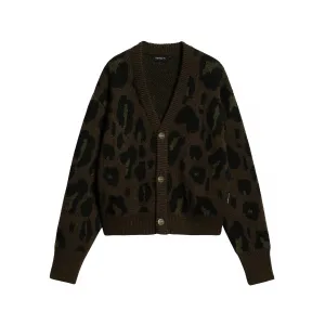 Carhartt WIP Merton Cardigan Camo Leo Jaquard W "Tamarind" (I033911-2EMXX)