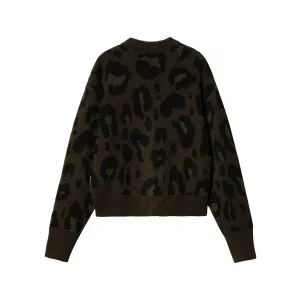 Carhartt WIP Merton Cardigan Camo Leo Jaquard W "Tamarind" (I033911-2EMXX)