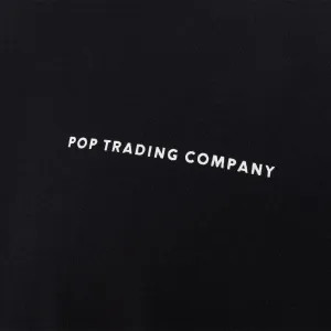Pop Trading Company Logo Longsleeve "Black White" (POP-NOS-005)