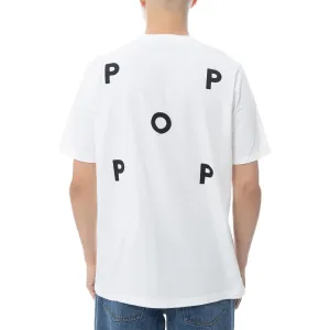Pop Trading Company Logo T-Shirt "White" (POP-NOS-001)