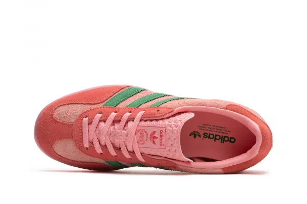 adidas Gazelle Indoor W "Semi Pink Spark Preloved Green" (IG6782)