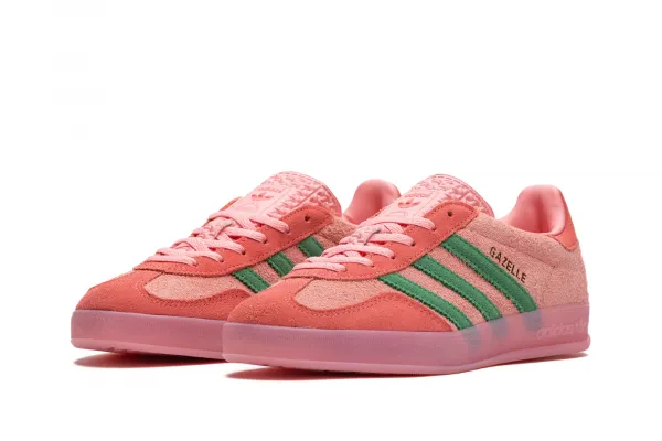 adidas Gazelle Indoor W "Semi Pink Spark Preloved Green" (IG6782)
