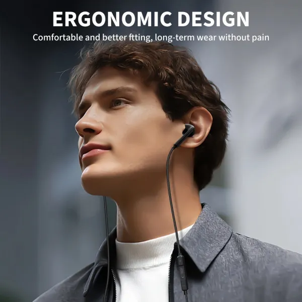 Tech-Protect Ultraboost slúchadlá do uší USB-C, čierne
