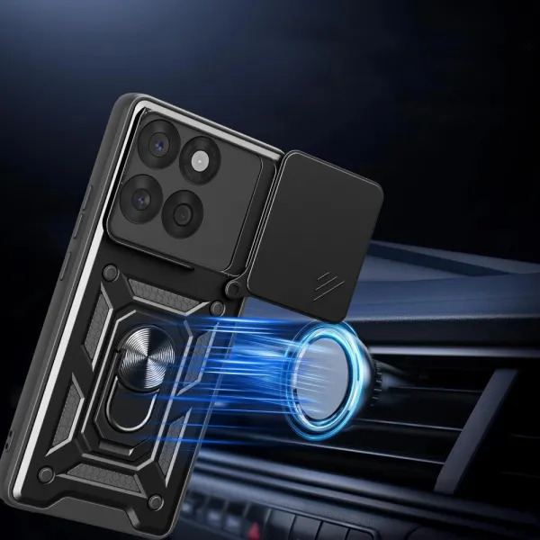 Tech-Protect Camshield kryt na Motorola Edge 60 Fusion, čierny