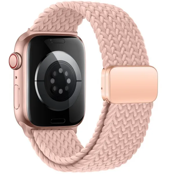 Tech-Protect Nylon Mag remienok na Apple Watch 42/44/45/49mm, dusty rose
