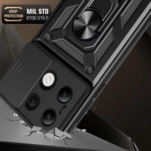 Tech-Protect Camshield kryt na Xiaomi Redmi Note 13 4G, čierny