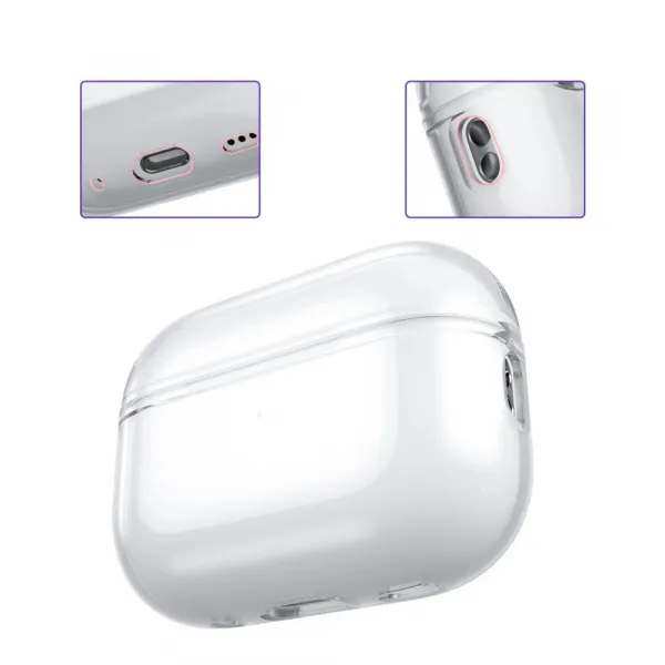 Tech-Protect FlexAir puzdro na Apple AirPods 1 / 2, priesvitné