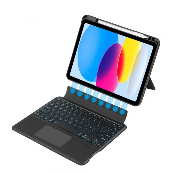 Tech-Protect SC Mag Pen puzdro s klávesnicou na iPad 10.9'' 10gen 2022, čierne