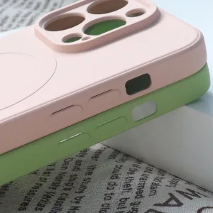 MG Silicone Magsafe kryt na iPhone 13 Pro Max, modrý
