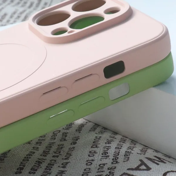 MG Silicone MagSafe kryt na iPhone 15 Pro, modrý