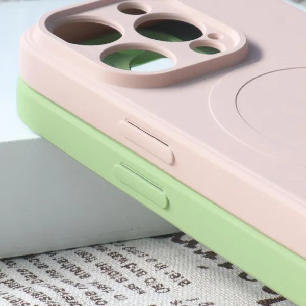 MG Silicone MagSafe kryt na iPhone 15 Pro, modrý