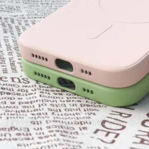 MG Silicone MagSafe kryt na iPhone 15 Pro, modrý