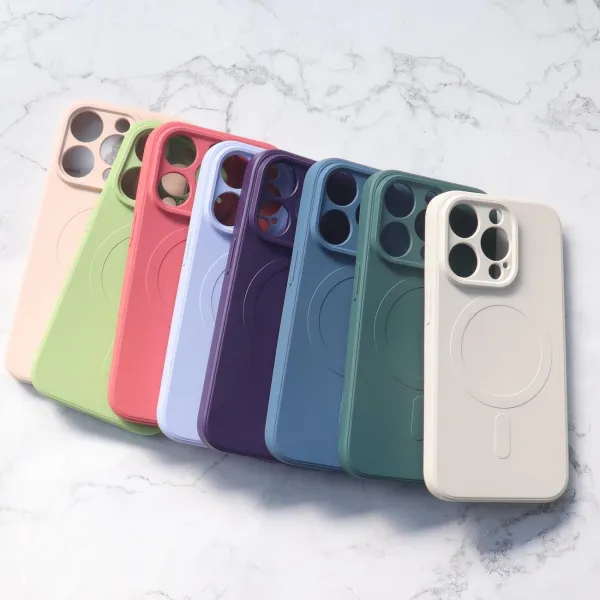 MG Silicone MagSafe kryt na iPhone 15 Pro, modrý
