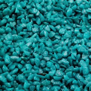 EBI AQUA DELLA Glamour Stone 6/9mm 2kg EMERALD-GREEN -Farebný trblietavý štrk do akvária