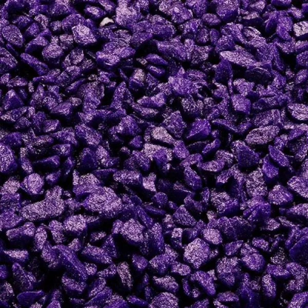 EBI AQUA DELLA Glamour Stone 6/9mm 2kg URBAN-PURPLE -Farebný trblietavý štrk do akvária