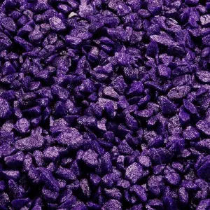 EBI AQUA DELLA Glamour Stone 6/9mm 2kg URBAN-PURPLE -Farebný trblietavý štrk do akvária