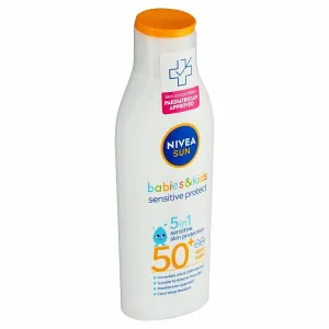Nivea Sun Sensitive Protect detské mlieko na opaľovanie OF 50+ 200 ml