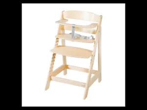 roba Detská drevená vysoká jedálenská stolička Sit Up (prírodná/flex)