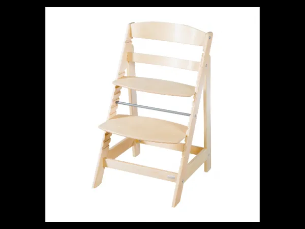 roba Detská drevená vysoká jedálenská stolička Sit Up (prírodná/flex)