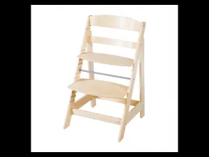 roba Detská drevená vysoká jedálenská stolička Sit Up (prírodná/flex)