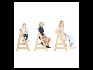 roba Detská drevená vysoká jedálenská stolička Sit Up (prírodná/flex)