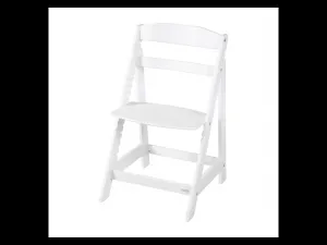 roba Detská drevená vysoká jedálenská stolička Sit Up (biela/flex)