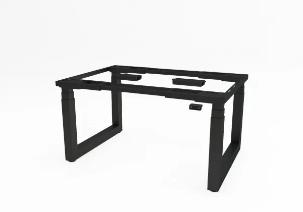 Výškovo nastaviteľný konferenčný stôl Solid, s pracovnou doskou 2100x1100 mm