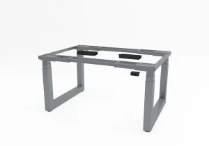 Výškovo nastaviteľný konferenčný stôl Solid, s pracovnou doskou 2100x1100 mm