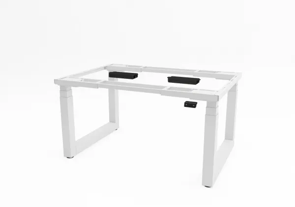 Výškovo nastaviteľný konferenčný stôl Solid, s pracovnou doskou 2100x1100 mm
