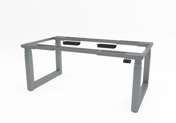 Výškovo nastaviteľný konferenčný stôl Solid, s pracovnou doskou 2100x1100 mm
