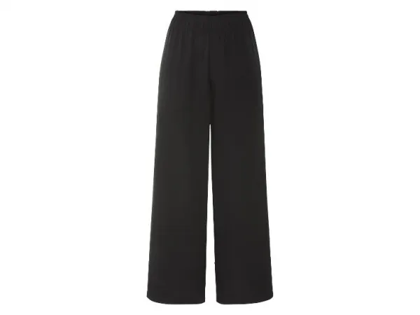 esmara® Dámske nohavice Wide Leg (čierna, S (36/38))