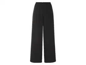 esmara® Dámske nohavice Wide Leg (čierna, S (36/38))