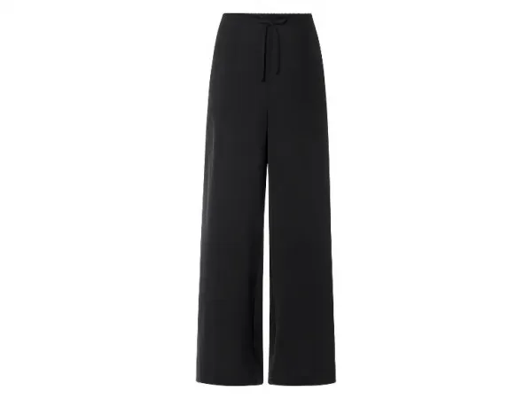 esmara® Dámske wide-leg nohavice (čierna, XS (32/34))