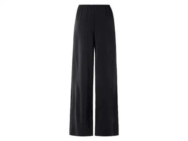 esmara® Dámske wide-leg nohavice (čierna, XS (32/34))