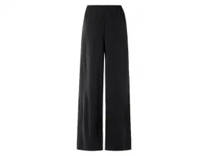 esmara® Dámske wide-leg nohavice (čierna, XS (32/34))