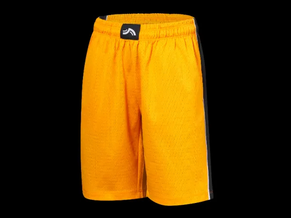 Crivit Detské funkčné basketbalové šortky (oranžová, 134/140)