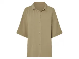 esmara® Dámska košeľa (kaki, S (36/38))