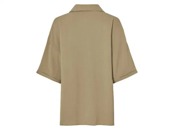 esmara® Dámska košeľa (kaki, S (36/38))